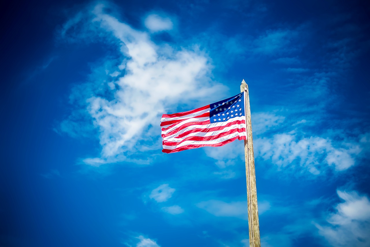 flying flag