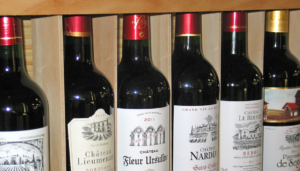 wine bottles
